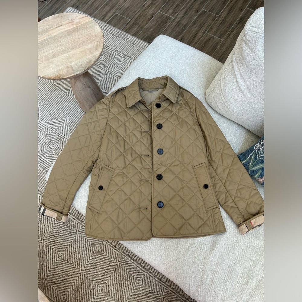 Burberry Quilted Jacket Size Large